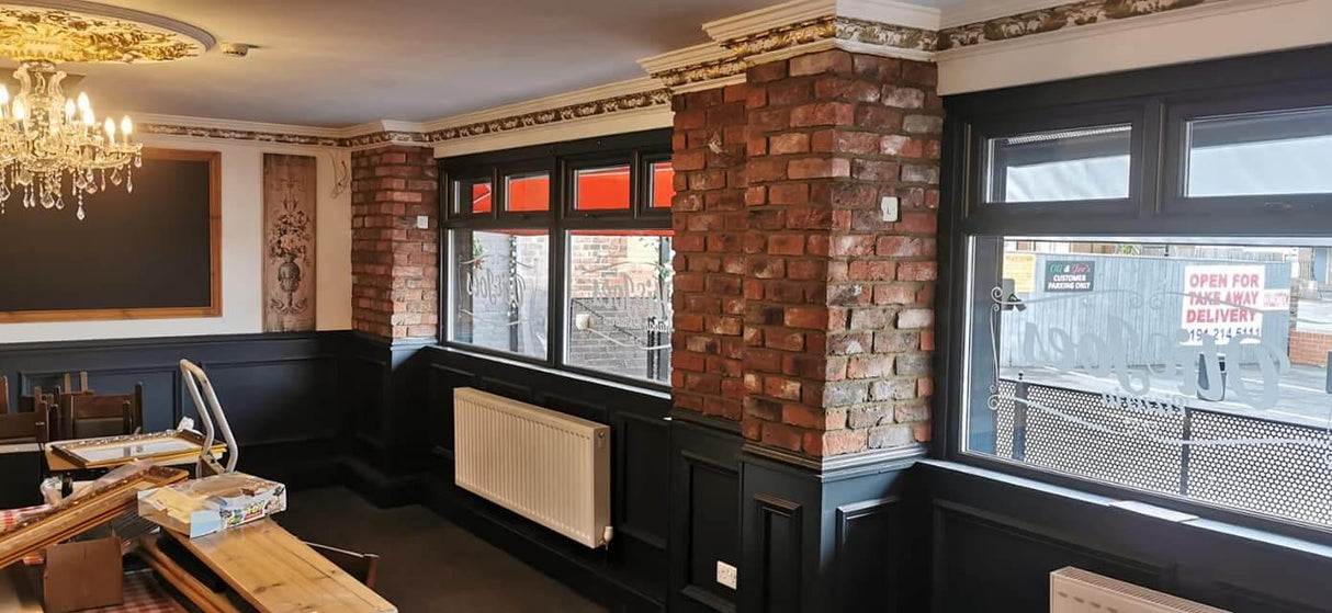 Brick Slips | Rustic Cottage Red Blend | Brick Slip Tiles