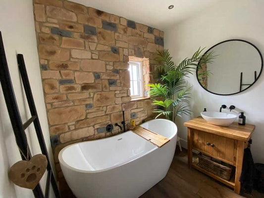 Can Stone Veneer Be Used In The Bathroom?
