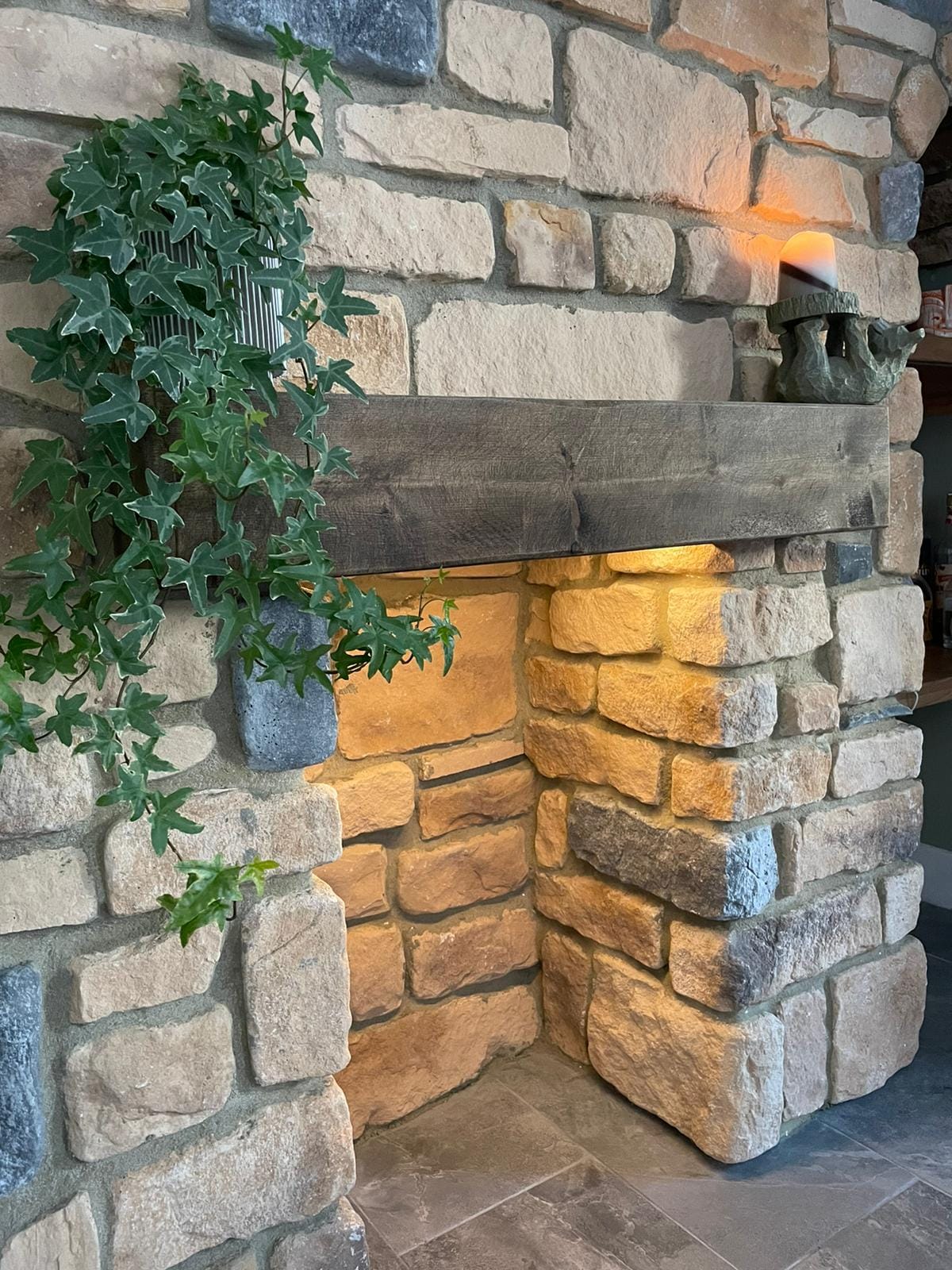 Stone Cladding and Its Aesthetic Beauty as a Fireplace Covering