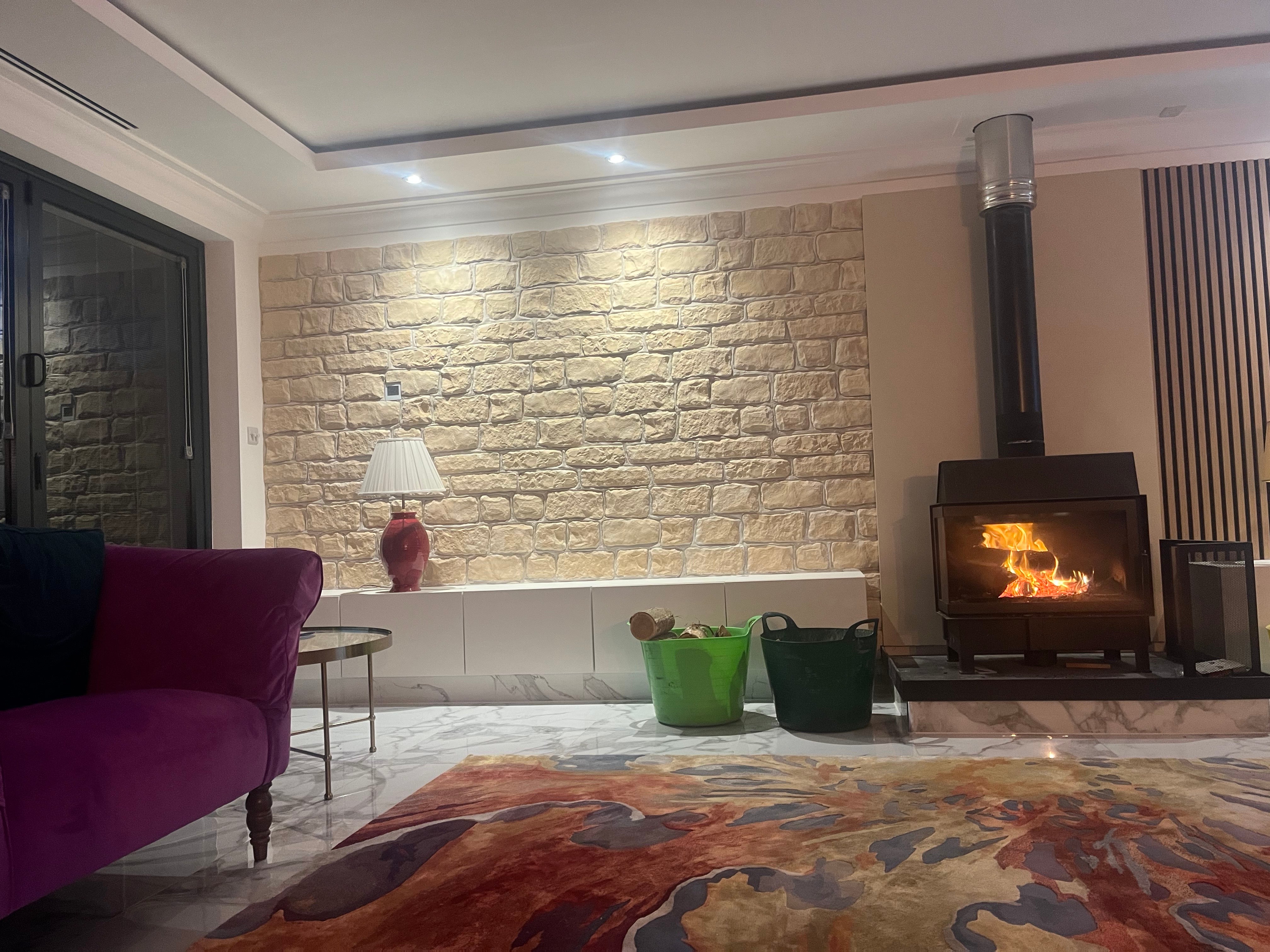 Stone Cladding - Cream Blend - Stone Slips