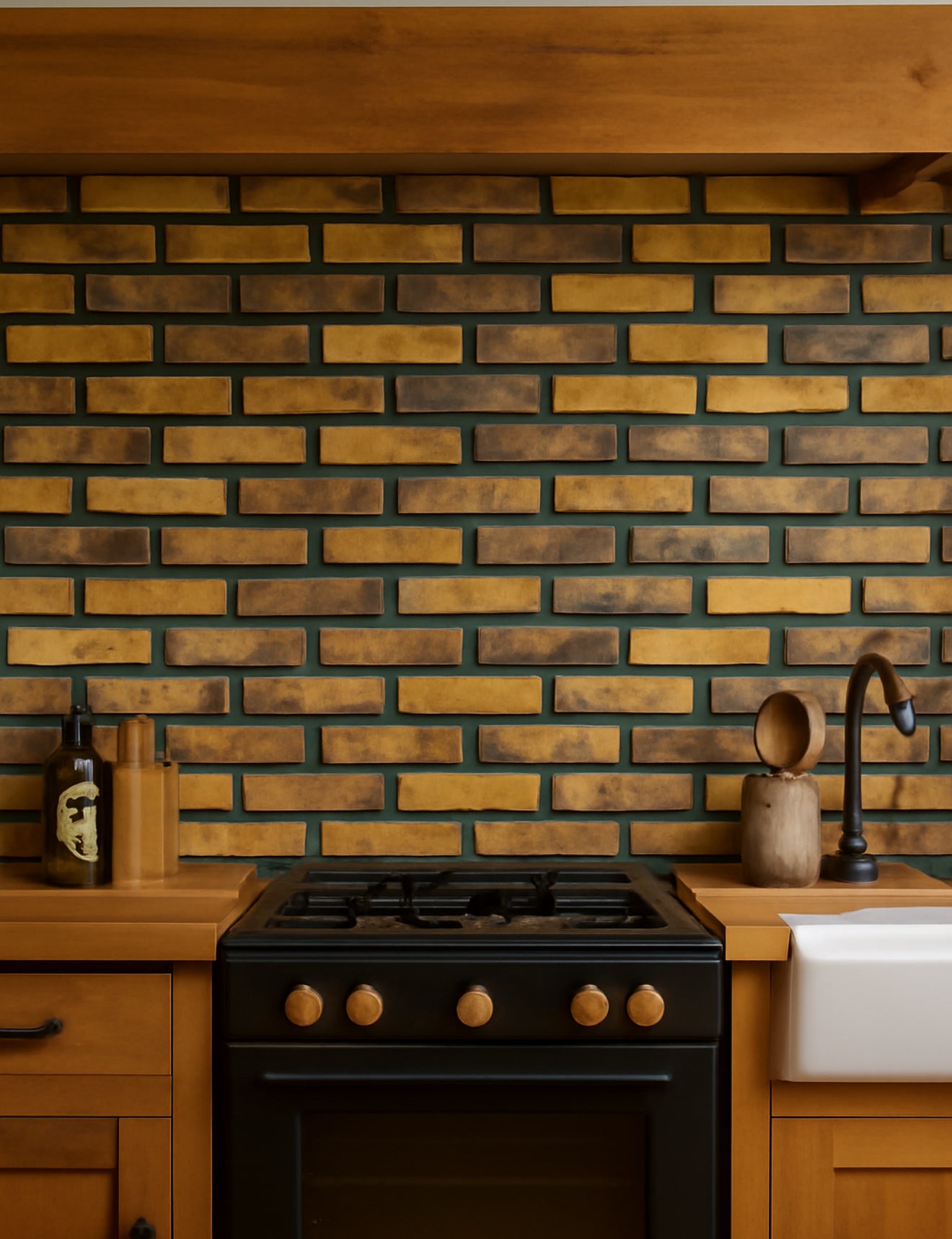 Rustic Yellow Brick Slips | Brick Tiles