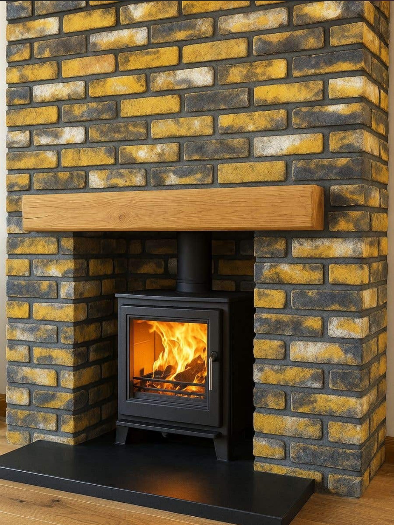 London Weathered Yellow Brick Slips | Brick Tiles