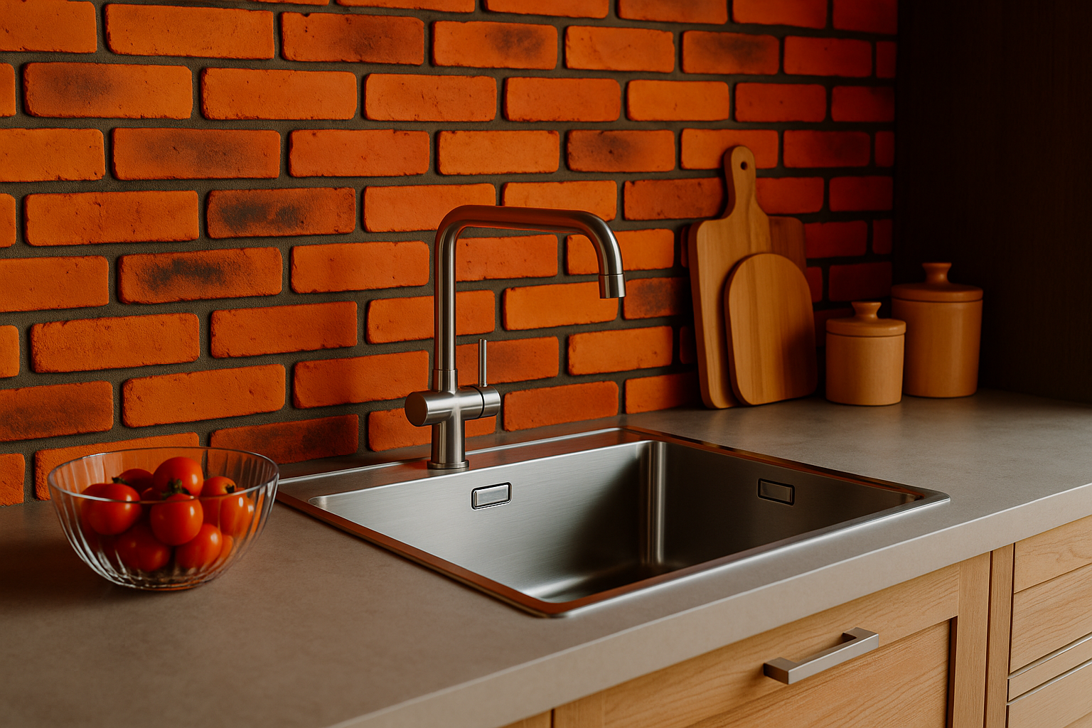 Victorian Aged Orange Brick Slips | Brick Tiles