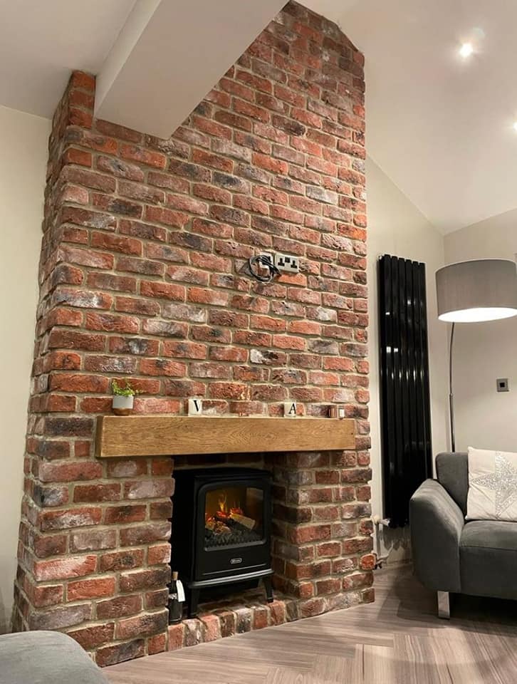 Castle Blend Brick Slips | Brick Tiles