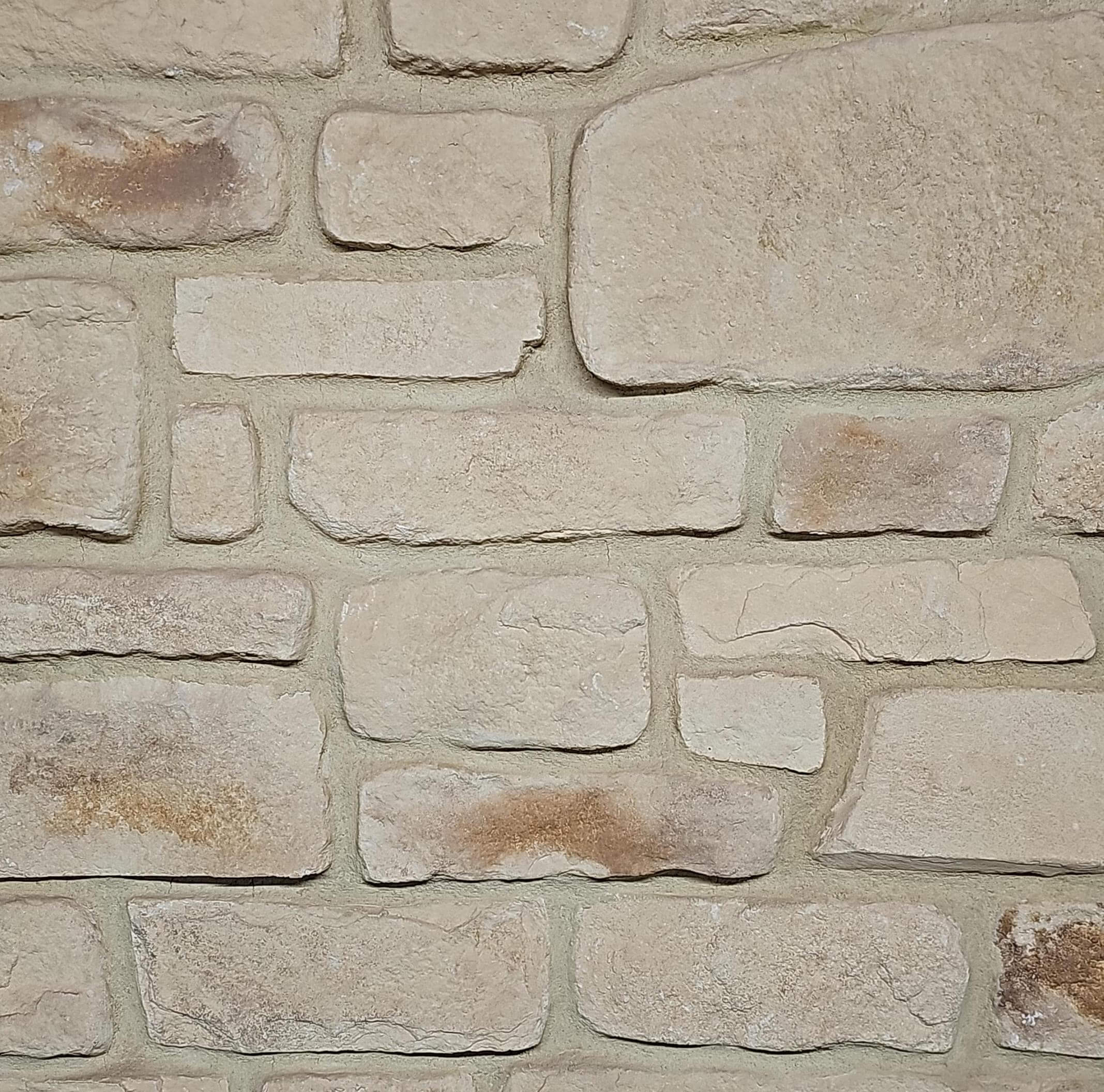 Limestone light weathered stone cladding with natural buff finish, perfect for interior and exterior applications.