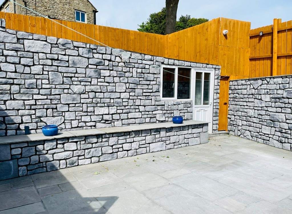 Stone Cladding - Light Grey - Stone Slips