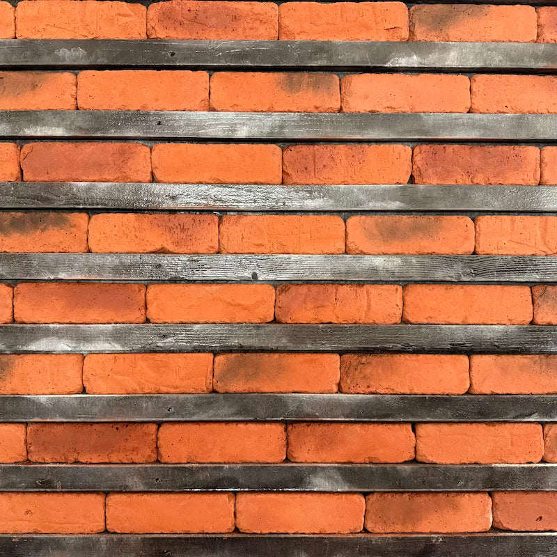 Victorian Aged Orange Brick Slips | Brick Tiles