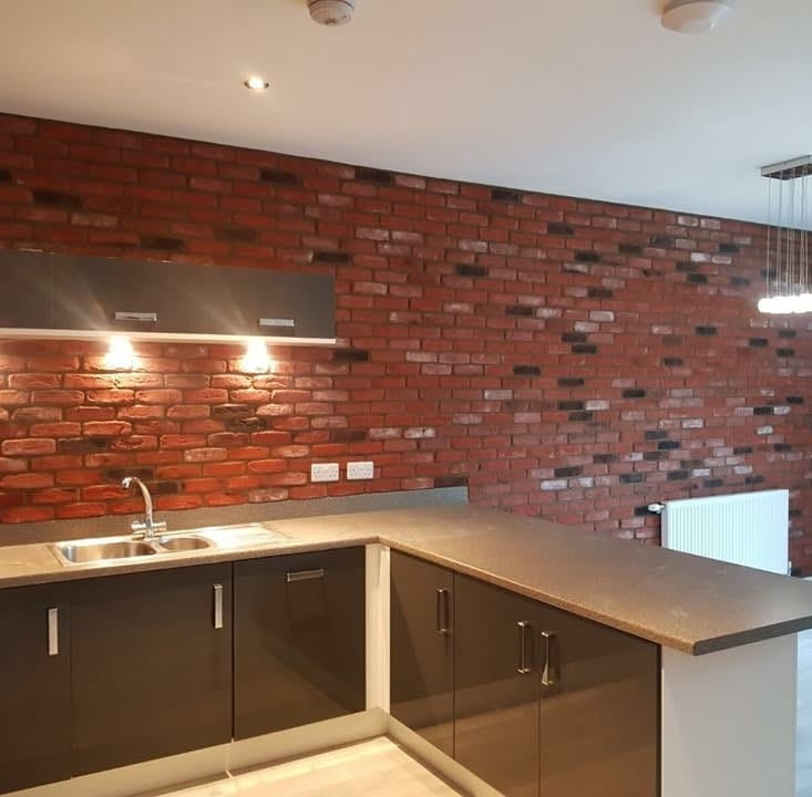 Brick Slips – New York Rustic Red Brick Effect Tiles – Brick Slip Tiles – product image 2