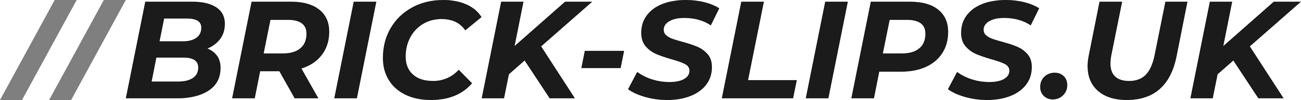Brick Slips UK monochrome logo