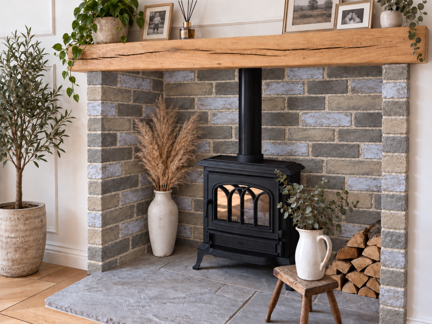Heritage Ash Blend Brick Slips