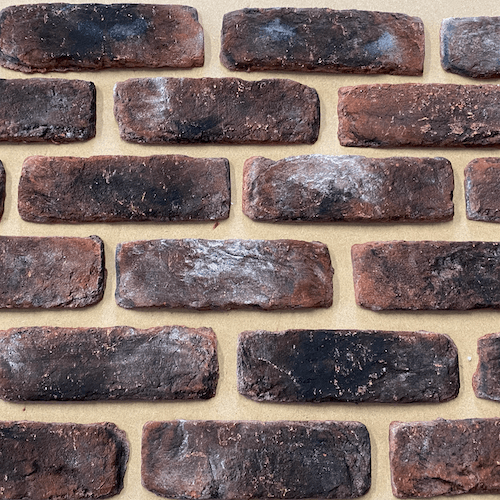 Rustic brick slips